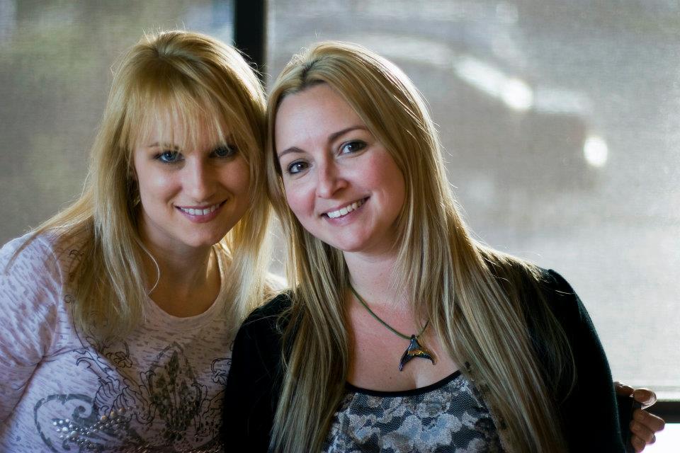 Author Karen Amanda Hooper and guest Ashley Knight at the hibachi grilll for dinner after the Rhemalda Publishing Got Stories Conference in Salt Lake City, Utah.