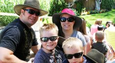 The Hoffmeister Family at the Hogle Zoo in Salt Lake City, Utah 2012.