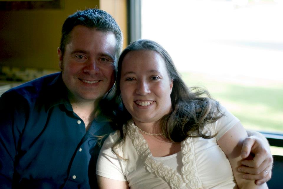 Rhett and Emmaline Hoffmeister at the hibachi grill for dinner after the Rhemalda Publishing Got Stories Conference in Salt Lake City, Utah.