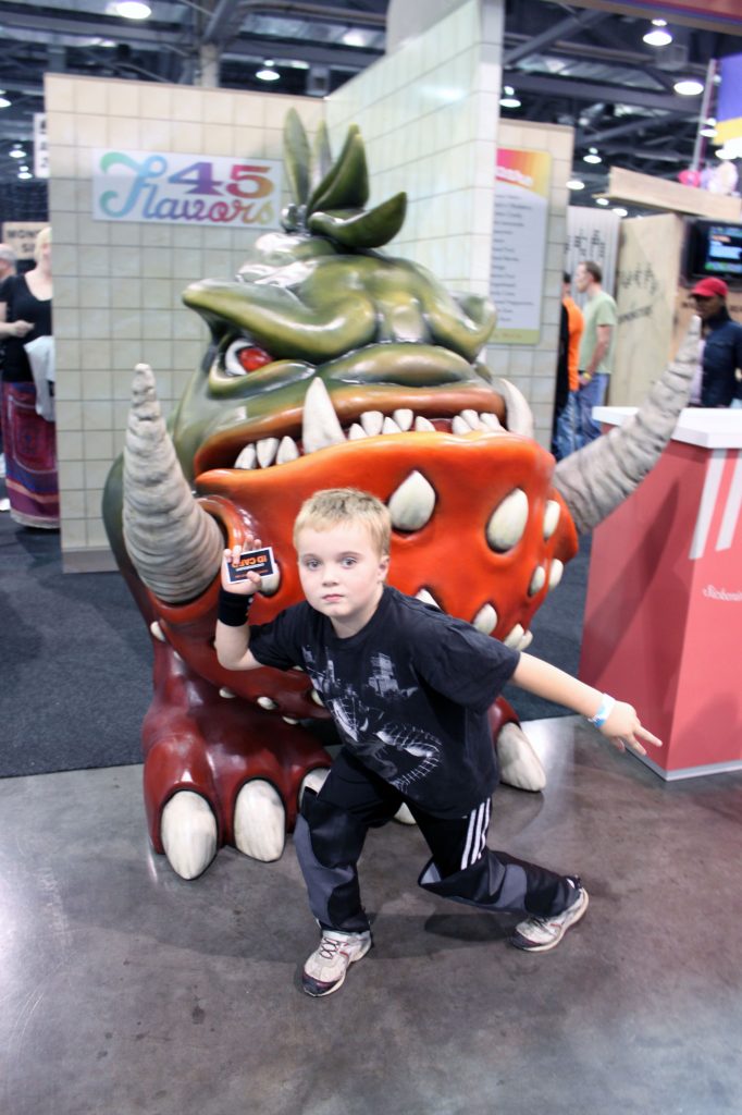 ARH with the Flavor Monster at the Columbus Ohio Comic Con.