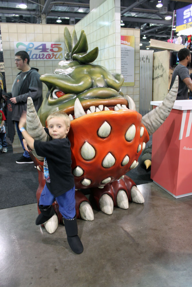 DEH with the Flavor Monster at the 2012 Columbus Ohio Comic Con