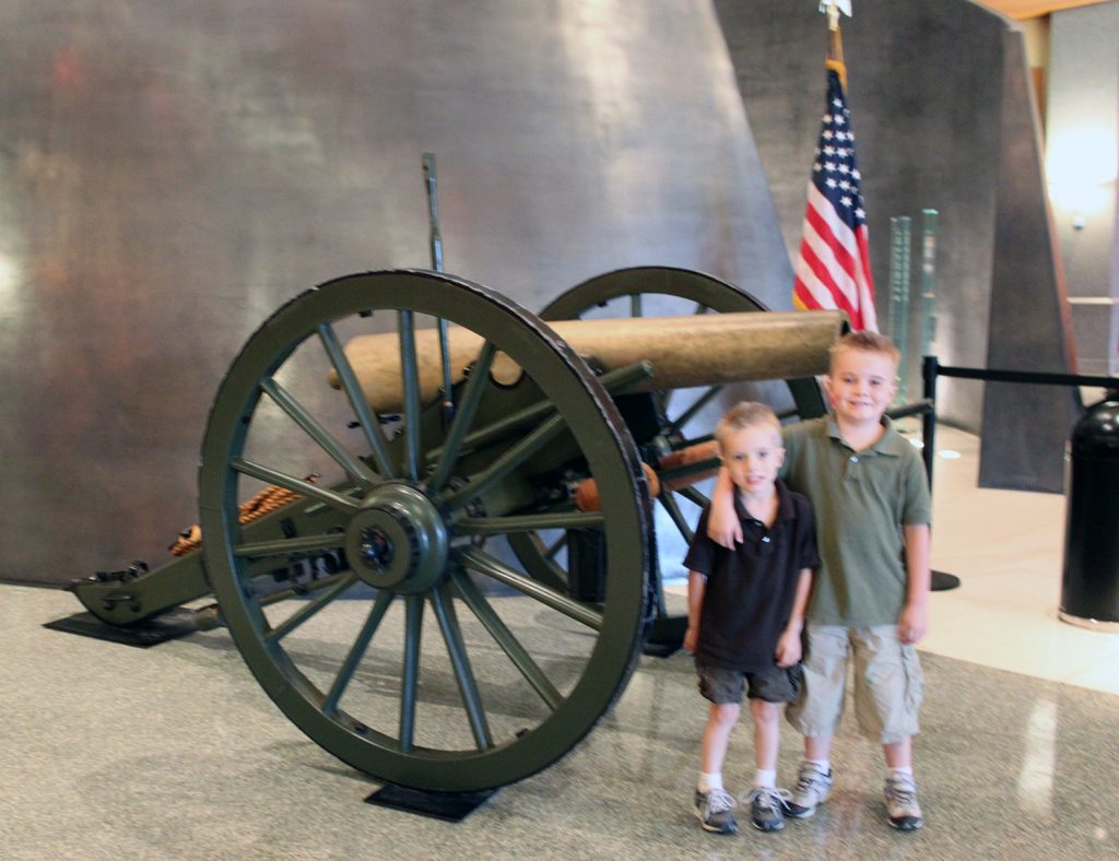 The cannon at the National Infantry Museum and Soldier Center in Columbus, Georgia.