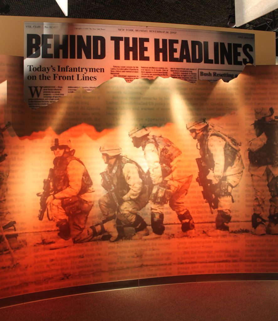 Behind the Headlines at the National Infantry Museum and Soldier Center in Columbus, Georgia.