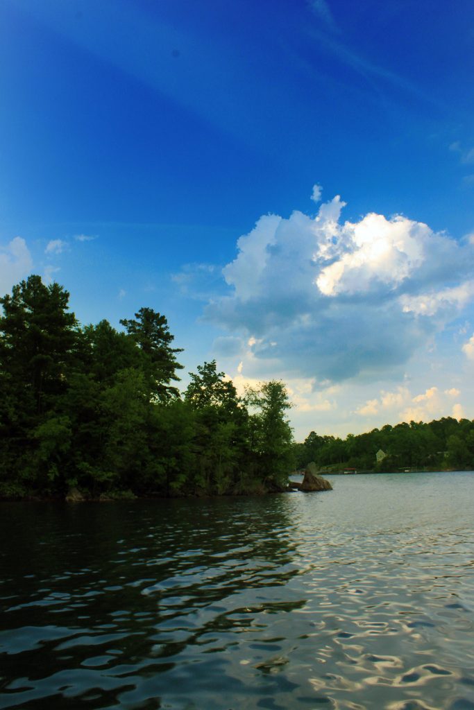 The lake at Hidden Cove in Arley Alabama.
