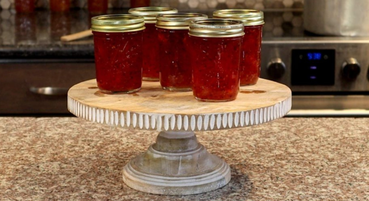 Jars of Herbed Tomato Jam