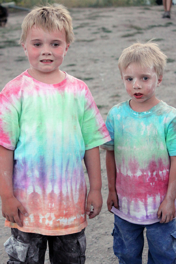 ARH and DEH at the end of the flour bomb wars.