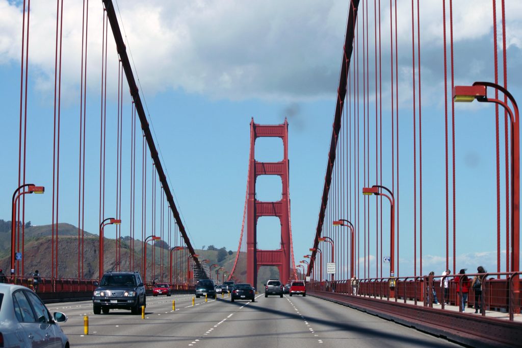 San Francisco Bay Bridge Sign - Golden Gate Bridge