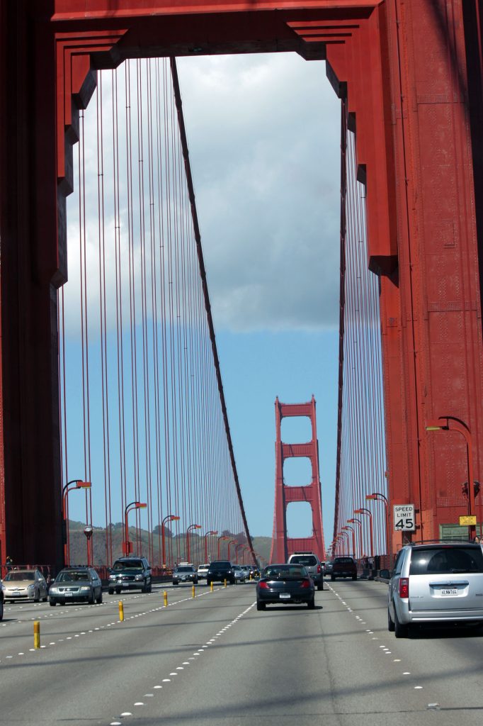 San Francisco Bay Bridge Sign - Golden Gate Bridge