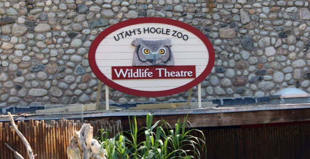 Hogle Zoo's Wildlife Theatre.