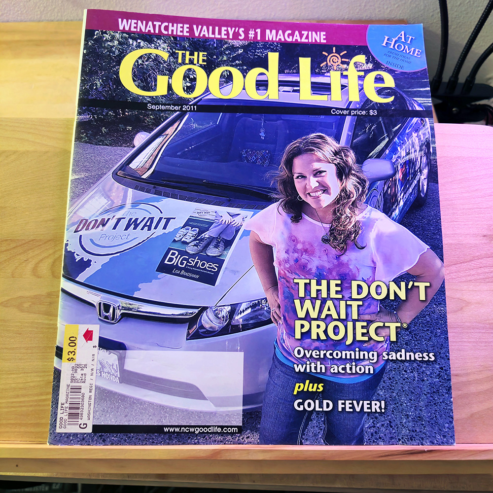 The Good Life magazine that features an article about Rhett Hoffmeister, CEO and Publisher of Rhemalda Publishing.