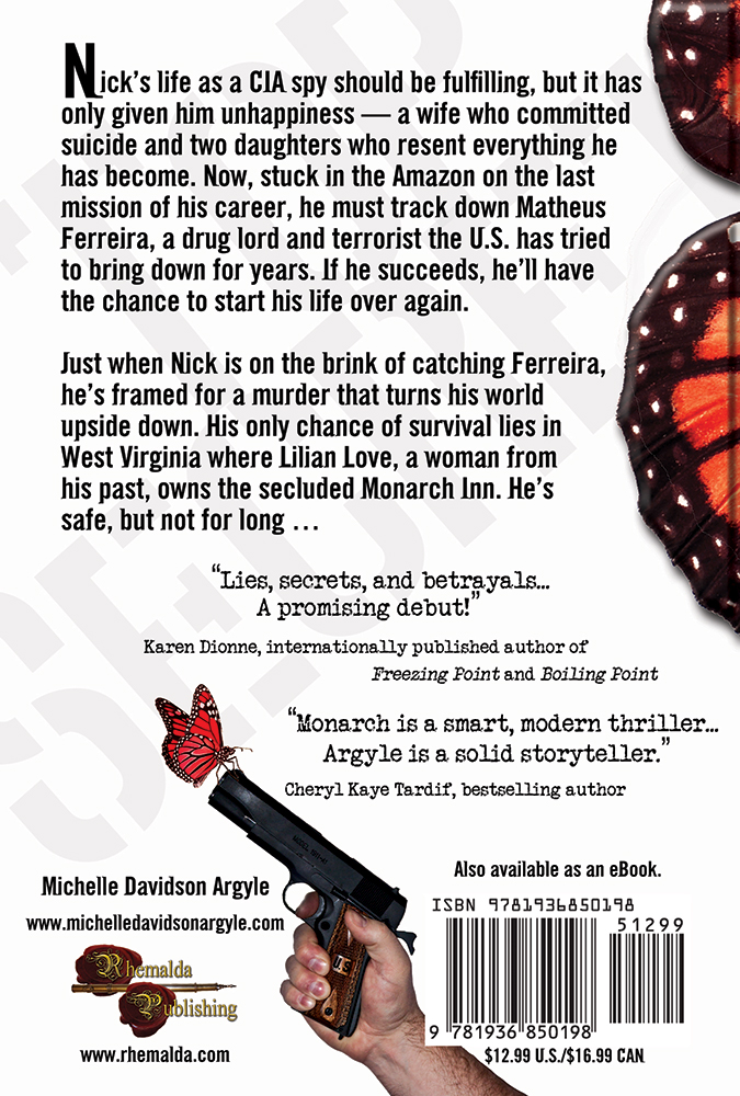 Monarch by Michelle Davidson Argyle - Back Cover