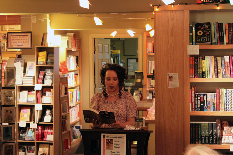 Emmaline Hoffmeister book reading and signing Longbourn's Unexpected Matchmaker at Queen Anne Book Company.