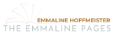 The official logo for Author Emmaline Hoffmeister's blog called The Emmaline Pages.